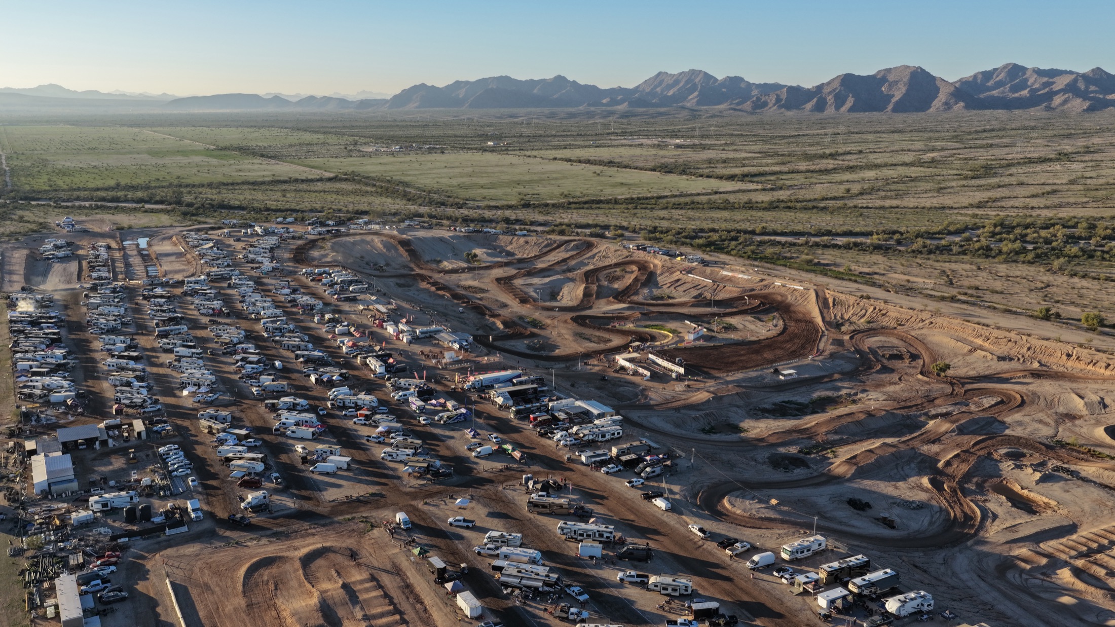 Aerial view of Arizona Cycle Park